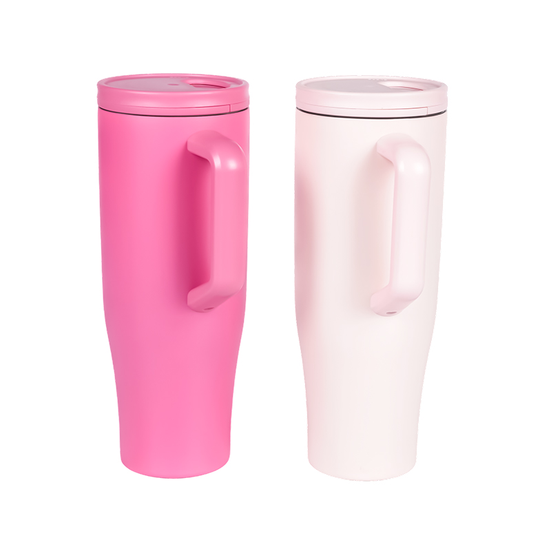 1200ml/40oz Sip Vacuum Mug with Handle and Straw