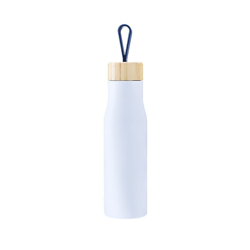 Single Wall Water Bottle with Carrying Strap
