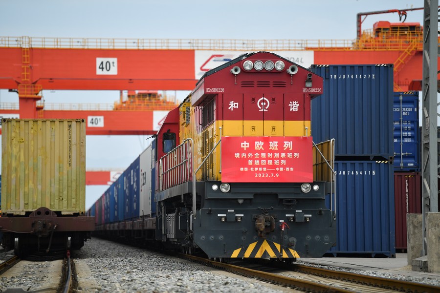 Transcontinental railway integrating Asia and Europe
